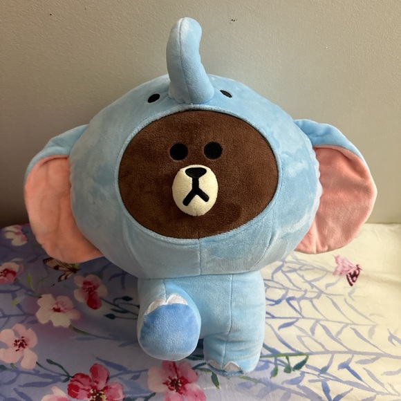 Line friends elephant bear plushy - Picture 2 of 3